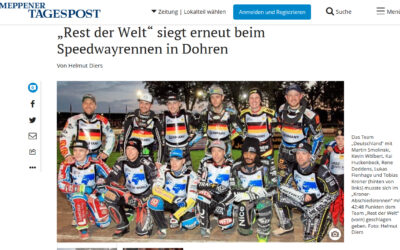 „Rest der Welt“ siegt erneut beim Speedwayrennen in Dohren