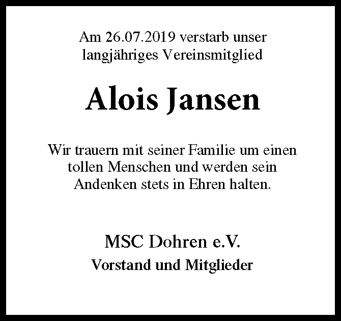 Alois Jansen